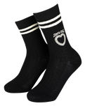 Oregon Socks (2 Pack) in White & Black