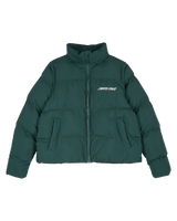 Strip 2 In 1 Quilted Jacket in Emerald