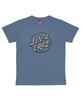 Boys Fever Dream Dot T-Shirt in Dusty Blue