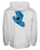 Screaming Hand Chest Hoodie in Athletic Heather