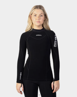 Evotherm Thermal Long Sleeve Rash Vest in Black