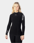 Evotherm Thermal Long Sleeve Rash Vest in Black