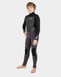 Boys Response 5/3mm Back Zip Wetsuit in Charcoal & Contrast Camo