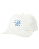 Search Icon Cap in Bone & Bright Blue