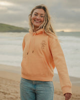 Search Icon Relaxed Hoodie in Orange