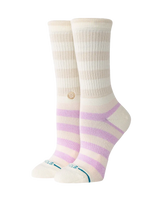 Sherbert Crew Socks in Oatmeal Heather