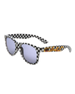 Spicoli 4 Sunglasses in Black, White Check & Flame