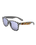 Spicoli 4 Sunglasses in Black, White Check & Flame