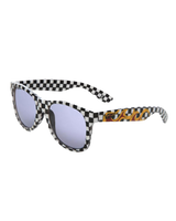 Spicoli 4 Sunglasses in Black, White Check & Flame