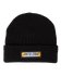 Sundown Ray Strip Beanie in Black