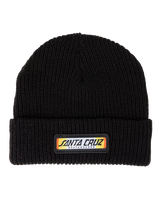 Sundown Ray Strip Beanie in Black