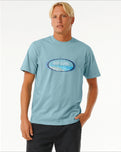 Surf Revival Mumma T-Shirt in Dusty Blue