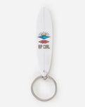 Surfboard Keyring in Off White