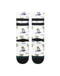 Surfin Monkey Crew Socks in White