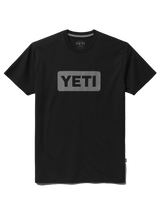 The Yeti Mens Logo Badge Premium T-Shirt in Black & Grey