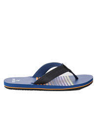 The Rip Curl Mens Ripper Flip Flops in Blue & Orange