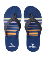 The Rip Curl Mens Ripper Flip Flops in Blue & Orange