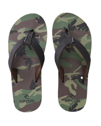 The Rip Curl Mens Ripper Flip Flops in Camo