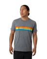 The Cotopaxi Mens On The Horizon T-Shirt in Heather Grey