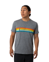 The Cotopaxi Mens On The Horizon T-Shirt in Heather Grey