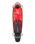 The All Time 35.87" Skateboard in Red Flames