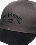 Arch Boys Snapback Cap in Charcoal