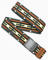 The Arcade Vernan Kee Keeyah A2 Stretch Belt in Jalapeno & Bay