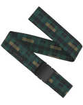 The Arcade Plaid Belt in Jalapeno & Black