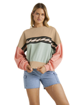 The Billabong Womens 73 Days Cabo Sweatshirt in Multicolour