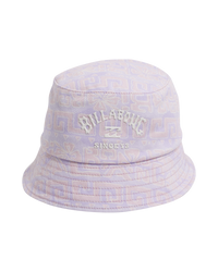 The Billabong Womens 1973 Shorty Bucket Hat in Lilac Breeze