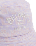 The Billabong Womens 1973 Shorty Bucket Hat in Lilac Breeze