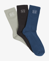 Wave Wash (3 Pack) Socks in Multi