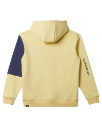 The Quiksilver Boys Boys Colour Flow Hoodie in Mellow Yellow