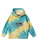 The Quiksilver Boys Boys New Tie Dye Hoodie in Marine Blue