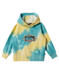 The Quiksilver Boys Boys New Tie Dye Hoodie in Marine Blue