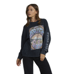 The Roxy Womens East Side Sweatshirt in Anthracite