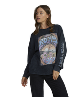 The Roxy Womens East Side Sweatshirt in Anthracite