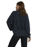 The Roxy Womens East Side Sweatshirt in Anthracite