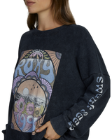 The Roxy Womens East Side Sweatshirt in Anthracite