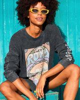 The Roxy Womens East Side Sweatshirt in Anthracite