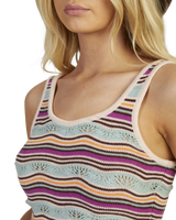 The Roxy Womens Sailing Flow Top in Pale Dog Apparel Flowy Mood