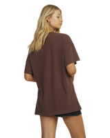 The Roxy Womens Sweet Janis T-Shirt in Bitter Chocolate