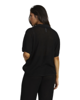 The RVCA Womens Fade Holiday Shirt in Black