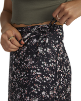 The RVCA Womens Wrapped Annika Skirt in RVCA Black