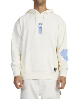 The RVCA Mens Noise Hoodie in Eggshell