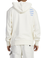 The RVCA Mens Noise Hoodie in Eggshell