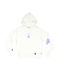 The RVCA Mens Noise Hoodie in Eggshell