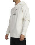 The RVCA Mens Lax Hoodie in Bone