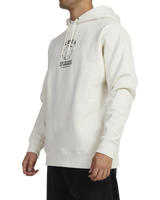 The RVCA Mens Lax Hoodie in Bone