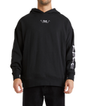 The RVCA Mens Lynes VA Hoodie in Black